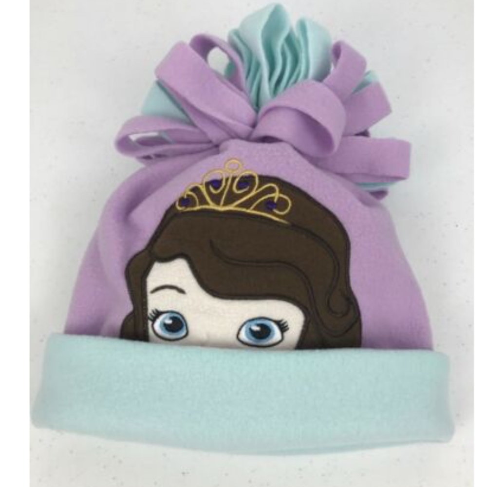 Sofia The First Kids Fleece Hat One Size Disney